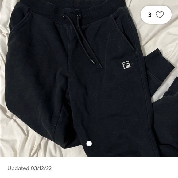 FILA Sweat Pants in Black & Navy Blue Pack - Picture 15 of 15